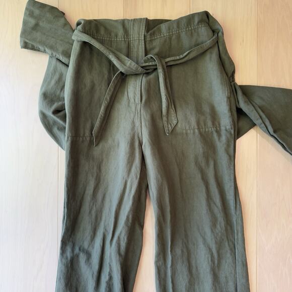Outerknown Jumpsuit Women's Medium Green Minimalist Utility Military New York - Picture 5 of 11